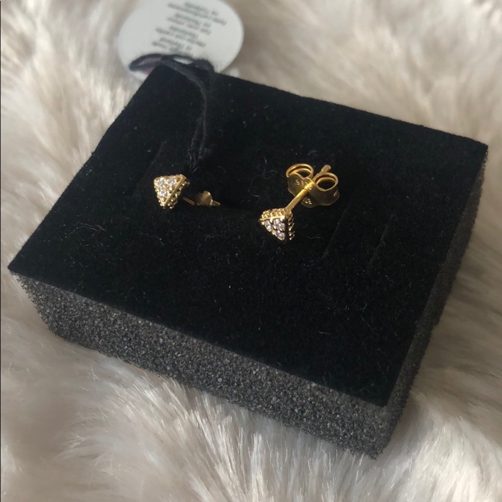 Pandora Shine Triangle Earrings